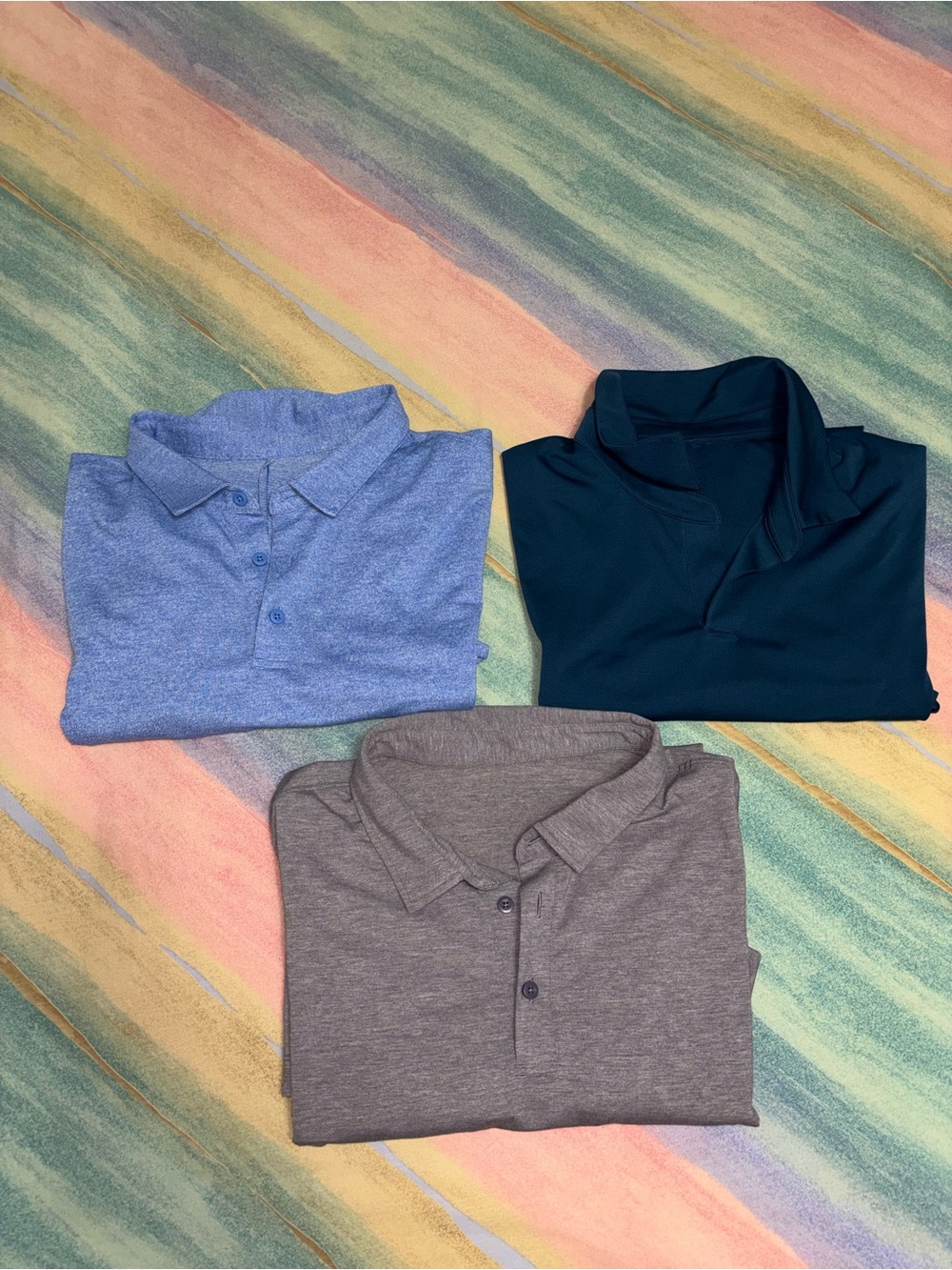 Men’s Lululemon Evolution Short Sleeve Polo Shirt lot of (3) size 2XL